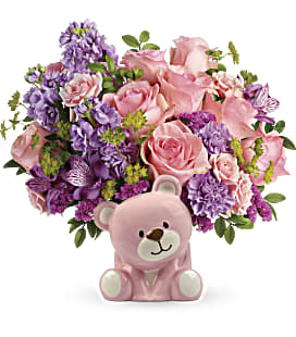 Beautiful Arrival Bear Bouquet - Premium