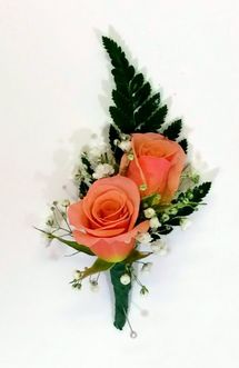 Double Sweetheart Boutonniere