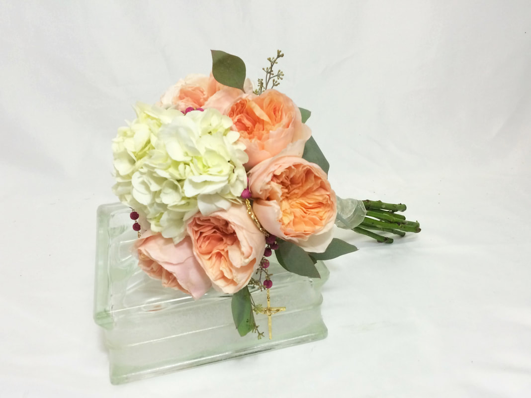 Hydrangea & Garden Rose Bridal Bouquet