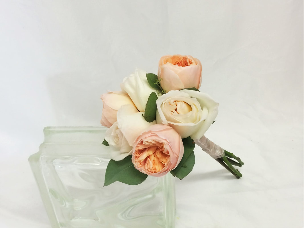 Garden Rose Bridesmaids bouquet