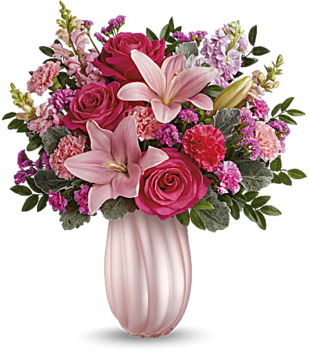 Rosy Swirls Bouquet - Standard