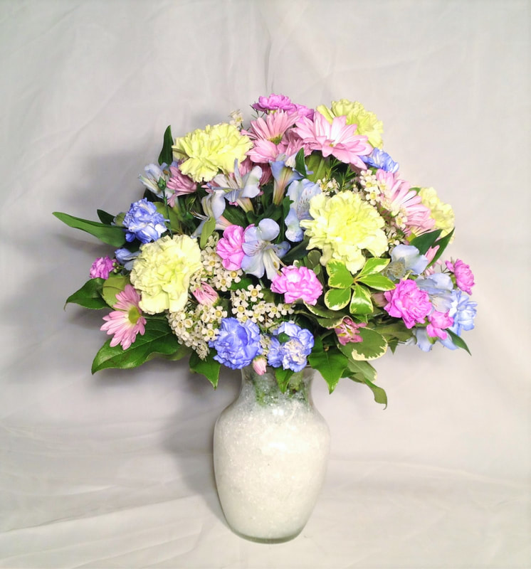 Pastel Blue/Green/Lav Bouquet