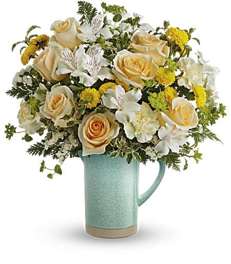 Adored Aqua Bouquet - Premium
