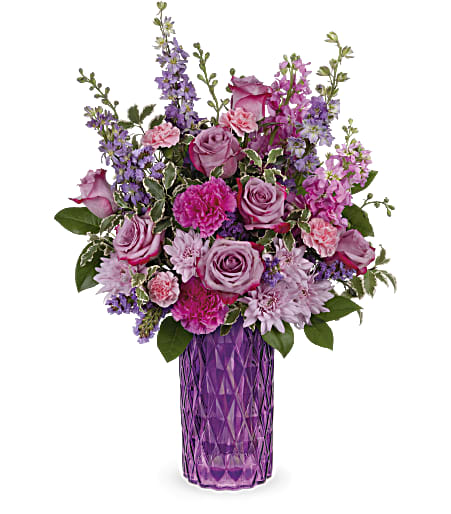 Amazing Amethyst Bouquet - Deluxe