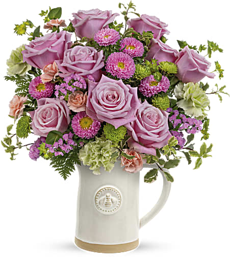 Artisanal Pitcher Bouquet - Premium