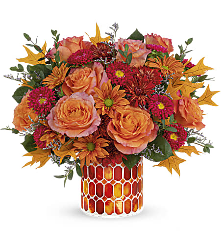 Autumn Aglow Bouquet - Premium