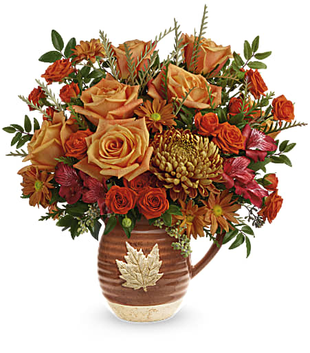 Cascading Blooms Bouquet - Premium
