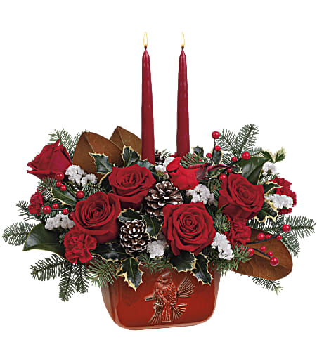 Classic Cardinal Centerpiece - Deluxe