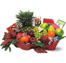 Christmas Fruit & Gourmet Basket - Standard