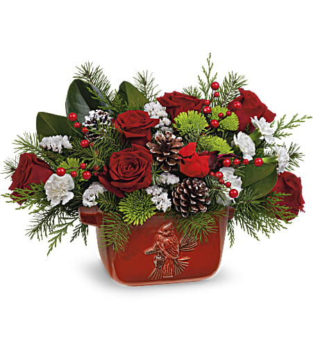 Classic Cardinal Centerpiece - Deluxe