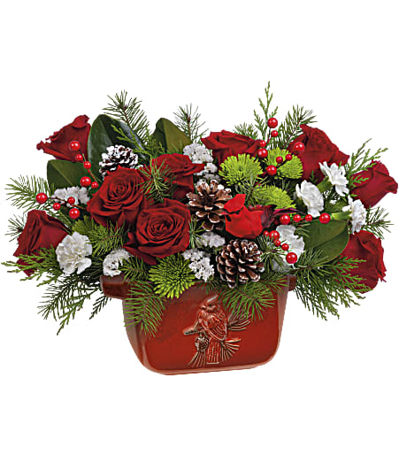 Classic Cardinal Centerpiece - Premium