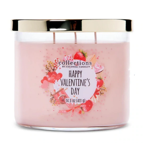 Happy Valentine's day candle jar