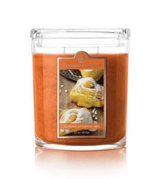 Pumpkin Cinnamon Roll 22oz Oval Candle Jar