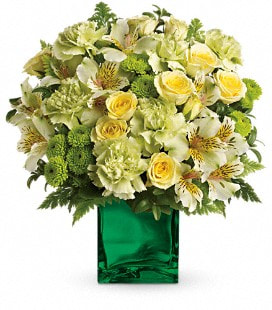 Teleflora's Emerald Elegance Bouquet - Deluxe