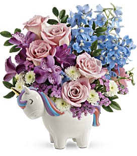 Enchanting Pastels Unicorn Bouquet - Premium