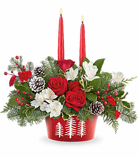 Evergreen Charm Centerpiece - Standard