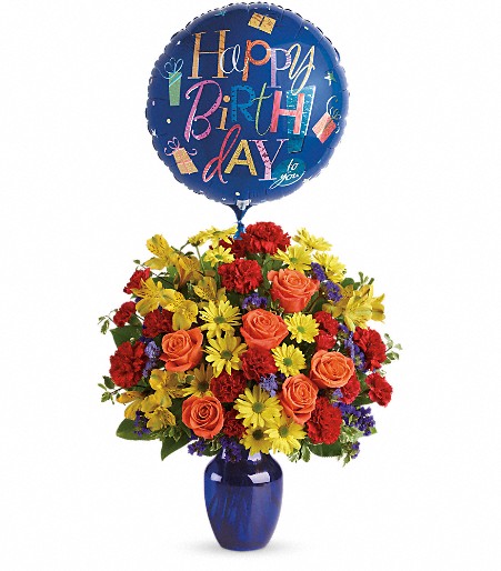 Fly Away Birthday Bouquet - Premium