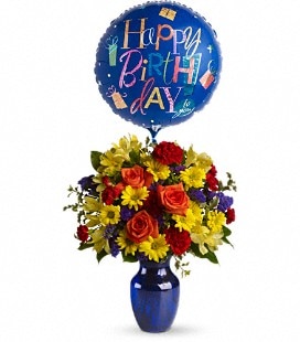 Fly Away Birthday Bouquet - Standard