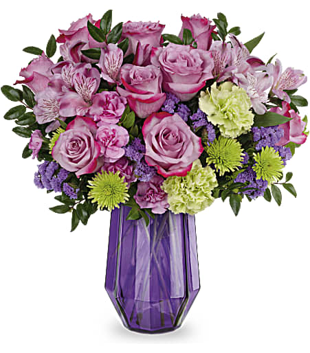 Geometric Rose Bouquet - Premium