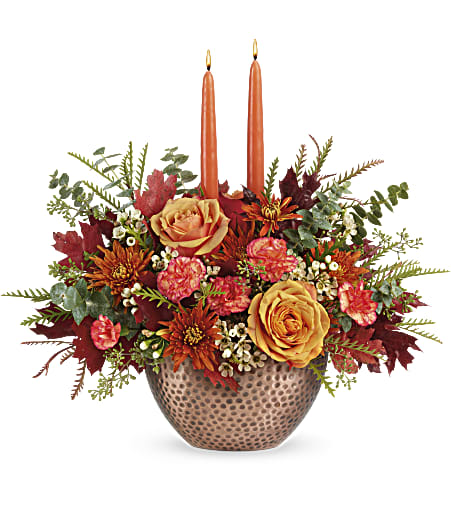 Gleaming Copper Centerpiece - Standard