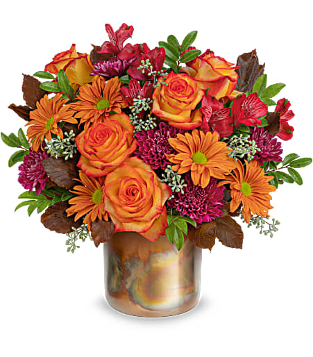 Harvest Blooms Bouquet - Deluxe