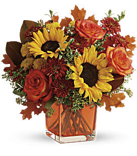 Teleflora's Hello Autumn Bouquet - Deluxe