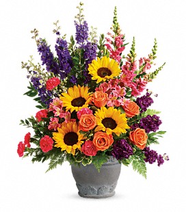 Teleflora's Hues Of Hope Bouquet - Deluxe