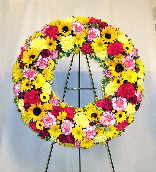 Red & Yellow Wreath