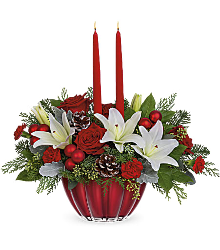 Joyous Christmas Centerpiece - Deluxe
