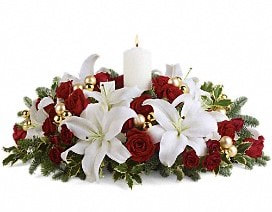 Luminous Lilies Centerpiece - Premium