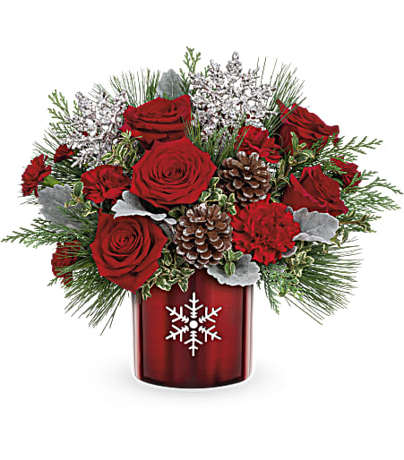 Magical Snowflake Bouquet - Deluxe