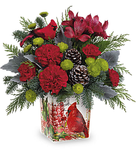 Ode To The Cardinal Bouquet - Standard