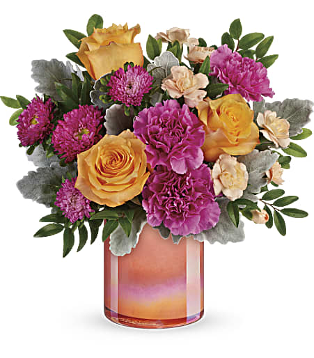 Perfect Spring Peach Bouquet - Standard