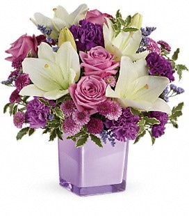 Teleflora's Pleasing Purple Bouquet - Deluxe