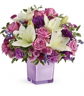 Teleflora's Pleasing Purple Bouquet - Premium