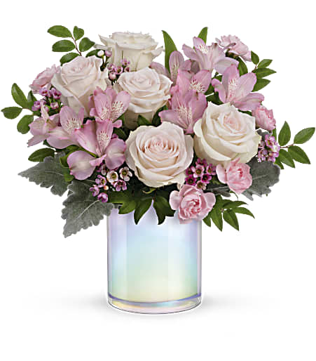 Pretty As A Pearl Bouquet - Deluxe