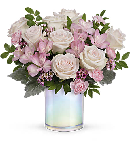 Pretty As A Pearl Bouquet - Premium