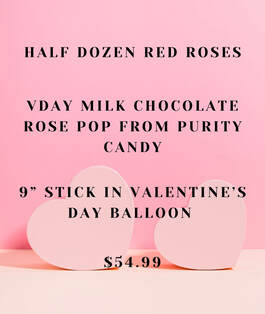 Valentine's Day Half Dozen Rose Special