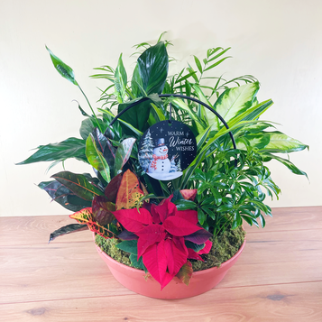 Warm Winter Wishes Trellis Planter