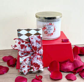 Valentine's Day Rose special - Candle Jar and 14.5oz Candle Jar