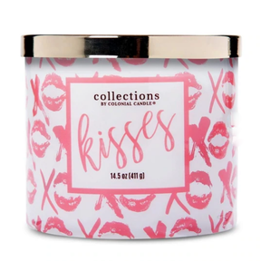 Kisses candle jar