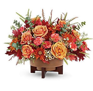 Modern Copper Centerpiece - Premium