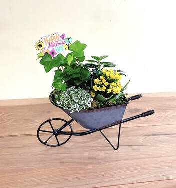 Spring Wheelbarrow Planter