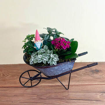 Spring Wheelbarrow Planter
