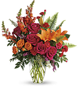 Punch Of Color Bouquet - Deluxe