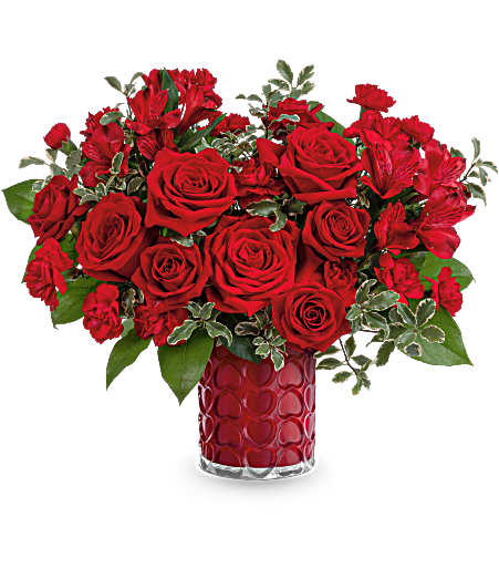 Radiant Hearts Bouquet - Premium