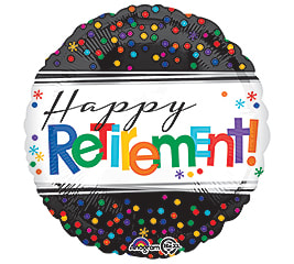 Happy Retirement Mylar Balloon