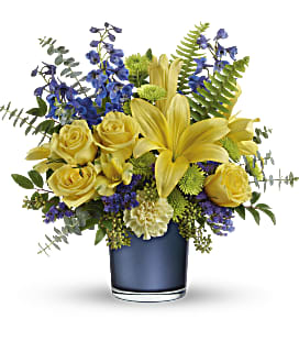 Teleflora's Sapphire Sunrise Bouquet - Premium