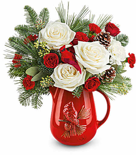 Scarlet Cardinal Bouquet - Deluxe