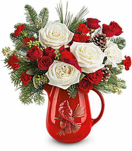 Scarlet Cardinal Bouquet - Premium